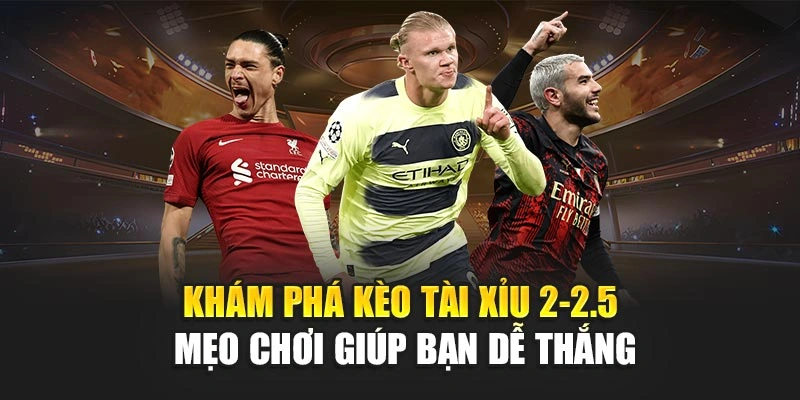Khám Phá Kèo Tài Xỉu 2-2.5 - Mẹo Chơi Giúp Bạn Dễ Thắng